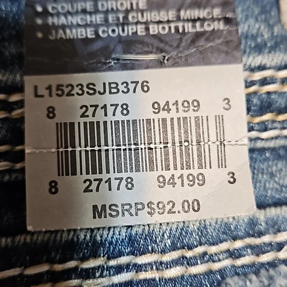 NWT Silver Bootcut Distressed Jeans - Picture 14 of 16